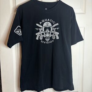 Aquatic Division Black T-Shirt